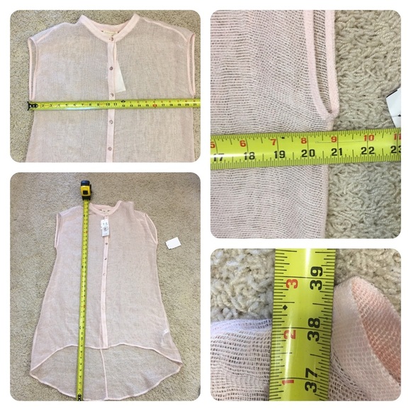 NWT! EILEEN FISHER Linen blend Mandarin Tunic - Picture 6 of 7